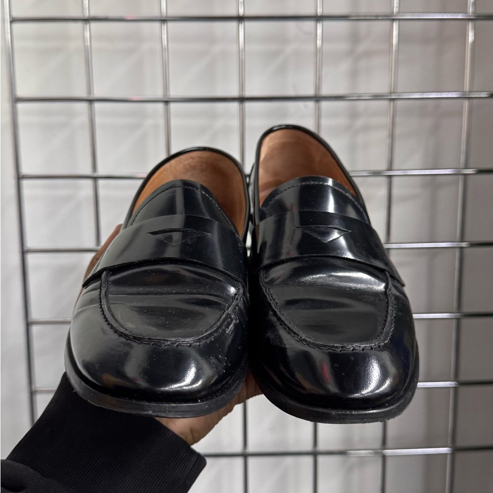 Jonak Paris Thelma Black Shiny Leather Round-Toe Loafers Womens Size EU 37 US 7 - Picture 6 of 7